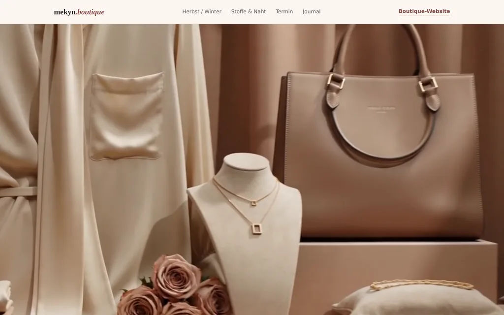 Website-Vorschau: Mode-Boutiquen